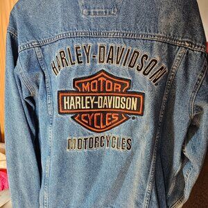 Men's harley davidson denim jacket